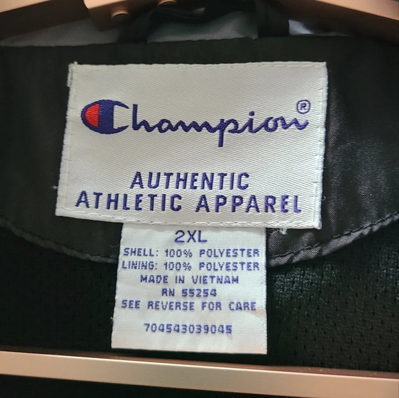 Champion Windbreaker Jacket Lightweight mens  Sz. XXL gray color - Picture 5 of 10